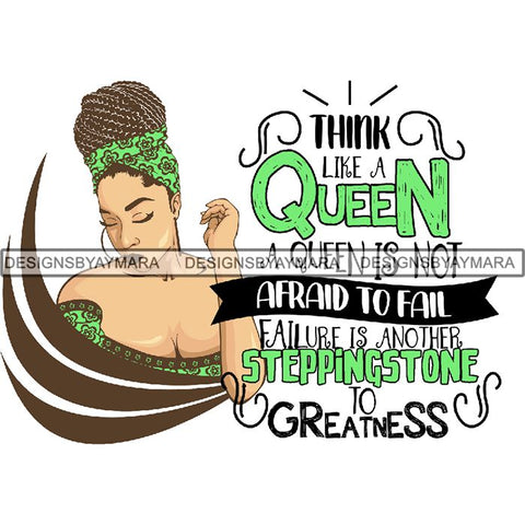 Afro Lady Queen Goddess Melanin Nubian .PNG Print Files Not For Cutting