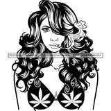 Woman Smoking Pot Join Blunt Goddess Hot Seller Design SVG Cutting Files