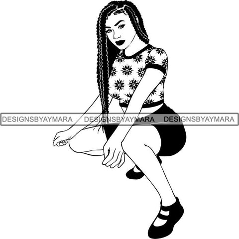 Afro Woman SVG Goddess Dope Diva Melanin .SVG Cut Files For Silhouette and Cricut