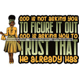 Afro Lola Classy God Lord Faith Prayers Quotes .SVG Clipart Cutting Files For Silhouette and Cricut and More!