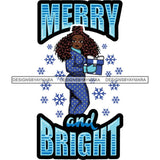 Afro Lola Winter Merry Christmas Santa Quotes .SVG Cutting Files For Silhouette and Cricut and More!