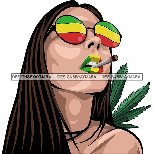 Marijuana Smoking Pot Joint Blunt Stoned High Life Weed Leaf Grass Relax Chill SVG Cutting Files