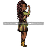 Afro Strong Classy Lola Flexing Believe in Yourself .SVG Cutting Files For Silhouette and Cricut and More!