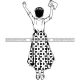Afro Lola Praying Begging Asking God Lord Faith Strength .SVG Vector Clipart Cutting Files For Silhouette Cricut and More!