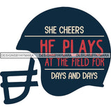 Football Quotes SVG Cutting Files For Cricut Silhouette and More.