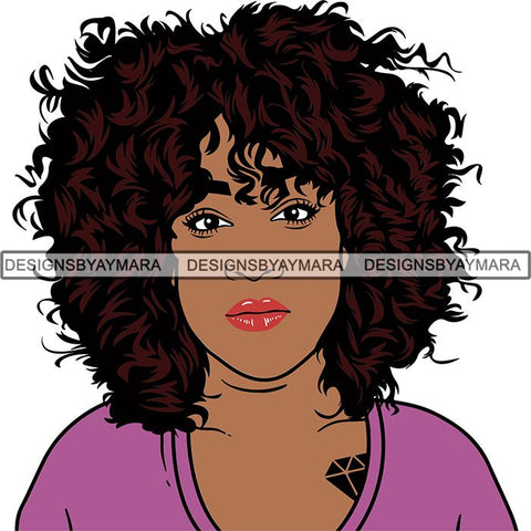 Afro Woman Goddess Diva Melanin Love Sensual .SVG Cut Files For Silhouette and Cricut and More!