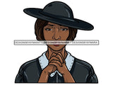 Classy Lady Praying God .PNG .JPG .SVG Clipart Perfect For Printing Not For Cutting