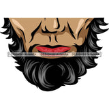 Funny Half Face Cute Designs For Mask Virus Protection SVG Cutting Files