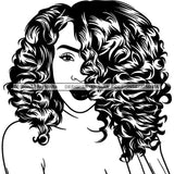 Afro Lady Black Goddess Melanin Turban Head-wrap Dark Latina Morena SVG Files For Cutting and More!