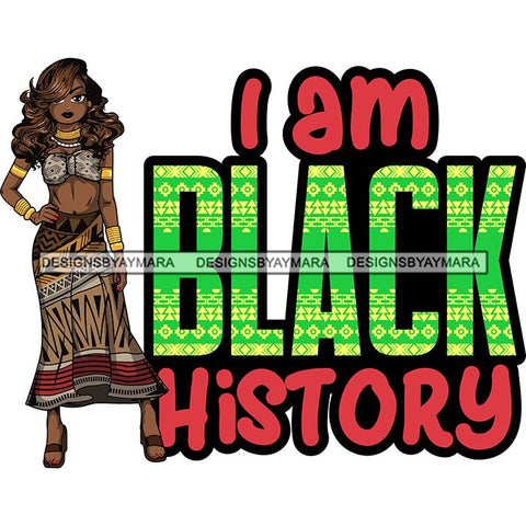 Afro Lola Black History Month Quotes .SVG Clipart Vector Cutting Files For Circuit Silhouette Cricut and More!