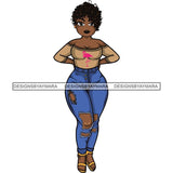 Afro Lola Sassy Exotic Curvy Thick Goddess .SVG Cutting Files For Silhouette and Cricut and More!