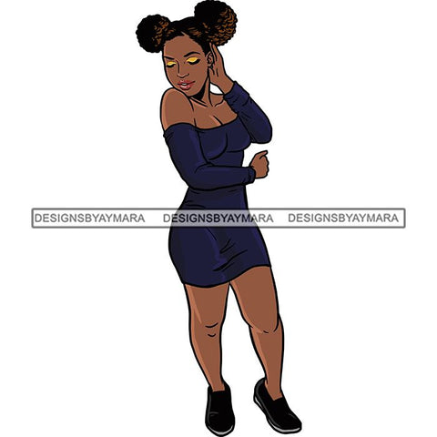 Fashion Diva Glamour Afro Classy Sexy Lady SVG PNG JPG Vector Files For Cutting and More