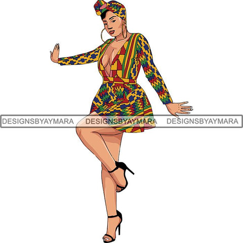 Afro Beautiful Woman Goddess Diva Classy Lady .SVG Cut Files For Silhouette and Cricut