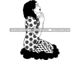 Classy Lady Praying God SVG Cut Files For Silhouette Cricut and More.