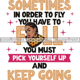 Boss Lady Afro Melanin Successful Black Woman Quotes SVG Cutting Files For Silhouette Cricut and More