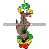 Rasta High Life Smoking Weed Everyday 420 Cannabis Pot Head Weed Leaf Grass Marijuana Joint Blunt Stoned SVG Cutting Files