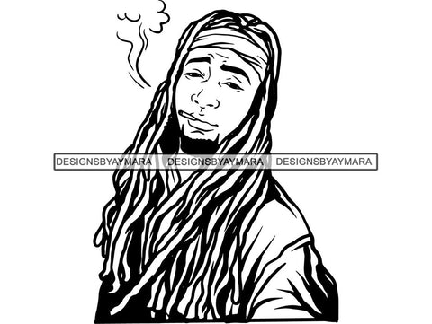 Man Smoking Weed Blunt Cannabis Medical Marijuana Mary Jane Pot Stone High Life Smoker Smoking Smoke 420 Drug .SVG Cut Files for Silhouette and Cricut