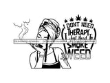 Woman Smoking Pot Deadlock Braids Hairstyle Rasta Queen Blunt Weed Cannabis 420 Marijuana Stoner High Life .SVG Cut File For Silhouette and Cricut