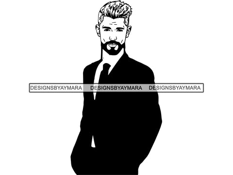 Black Man African Model Confidence Power Male Attractive Strength Men Power Fit Build Healthy .SVG .EPS .PNG Vector Clipart Digital Download Circuit Cut Cutting