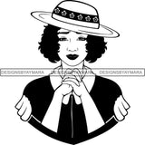 Latina Woman Praying God .SVG Cut Files For Silhouette and Cricut