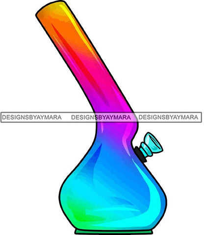 Glass Bong Joint Blunt Pot Cannabis Hashish Weed Leaf Grass Marijuana Medicinal Hemp Stoned High Life SVG Cutting Files