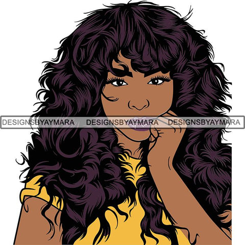 Afro Woman Goddess Diva Melanin Love Sensual .SVG Cut Files For Silhouette and Cricut and More!