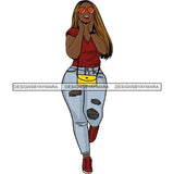 Afro Thick Thigh Big Eyes Woman Sassy Exotic Curvy Goddess .SVG Cutting Files For Silhouette and Cricut and More!