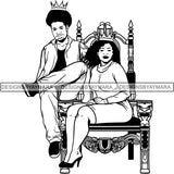 King and Queen Rey Reina Couple Life Goals SVG Cut Files For Silhouette and Cricut