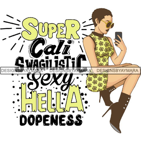 Afro Lady Queen Goddess Melanin Nubian .PNG Print Files Not For Cutting