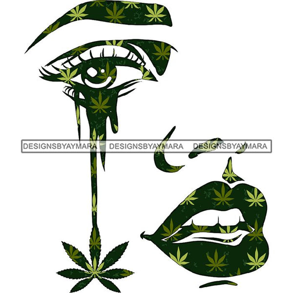 Weed Leaf Dope Cannabis Medical Marijuana Joint Blunt High Life SVG Cutting Files