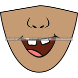 Funny Half Face Cute Designs For Mask Virus Protection SVG Cutting Files