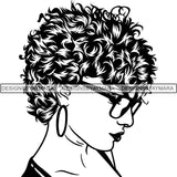 Afro Lady Black Goddess Melanin Dark Latina Morena SVG Files For Cutting and More!