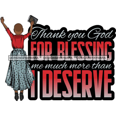 Afro Lola Praying Begging Asking God Lord Faith Strength Quotes .SVG Vector Clipart Cutting Files For Silhouette Cricut and More!