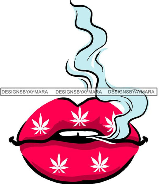 Marijuana Smoking Pot Joint Blunt Stoned High Life Weed Leaf Grass Relax Chill SVG Cutting Files