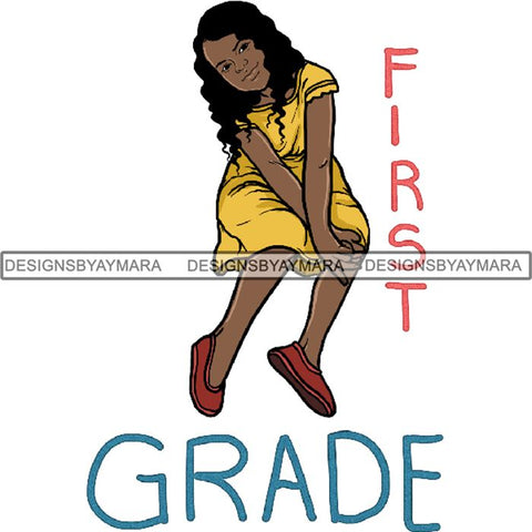 Back to School Kid Student Education Supplies .PNG Print File Not For Cutting