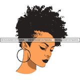 Afro Woman SVG Melanin Cutting Files For Cricut Silhouette and More