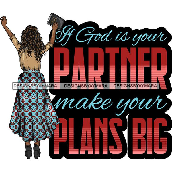 Afro Lola Praying Begging Asking God Lord Faith Strength Quotes .SVG Vector Clipart Cutting Files For Silhouette Cricut and More!