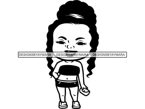 Cute Fabulous Ladies SVG Cut Files For Silhouette and Cricut