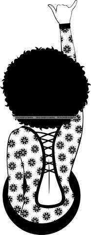 Afro Queen Goddess Melanin Nubian Glamour .SVG Cutting Files For Silhouette and Cricut