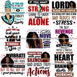 Bundle 9 Afro Boss Lady Lord Life Quotes SVG Files For Cutting and More