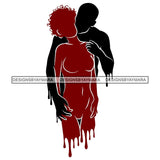 Sensual African Couple Erotic Goddess Safari Savanna Africa Exotic Nature SVG Cutting Files.