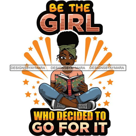 Afro Lola Reading Education Smart Woman Quotes .SVG Cutting Files For Silhouette Cricut and More!