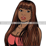 Afro Melanin Popping Dark Latina SVG Cutting Files For Silhouette Cricut and More
