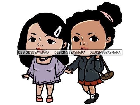 Cute Fabulous Ladies PNG Files For Print