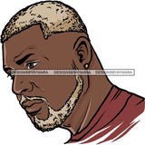 Attractive Black Man Bearded Hipster Model Fashion Male Guy Hombre Masculino Guapo Stylish Close-up Sexy Macho Manly SVG Files For Cutting