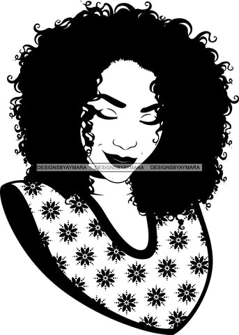 Afro Queen Goddess Melanin Nubian Glamour .SVG Cutting Files For Silhouette and Cricut