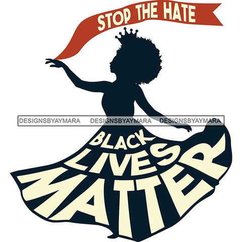 Black Lives Matter Humanity Social Protest Justice Black-Owned Businesses SVG PNG JPG Vector Cutting Files