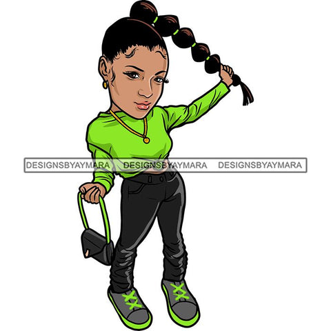 Fashion Woman Model Posing Summer Outfit Vogue Goddess Glamour Trendy Clothing Vector SVG Cutting Files