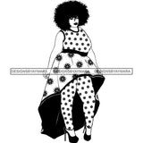 Afro Lady Black Goddess Melanin Dark Latina Morena SVG Files For Cutting and More!