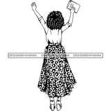 Afro Lola Praying Begging Asking God Lord Faith Strength .SVG Vector Clipart Cutting Files For Silhouette Cricut and More!